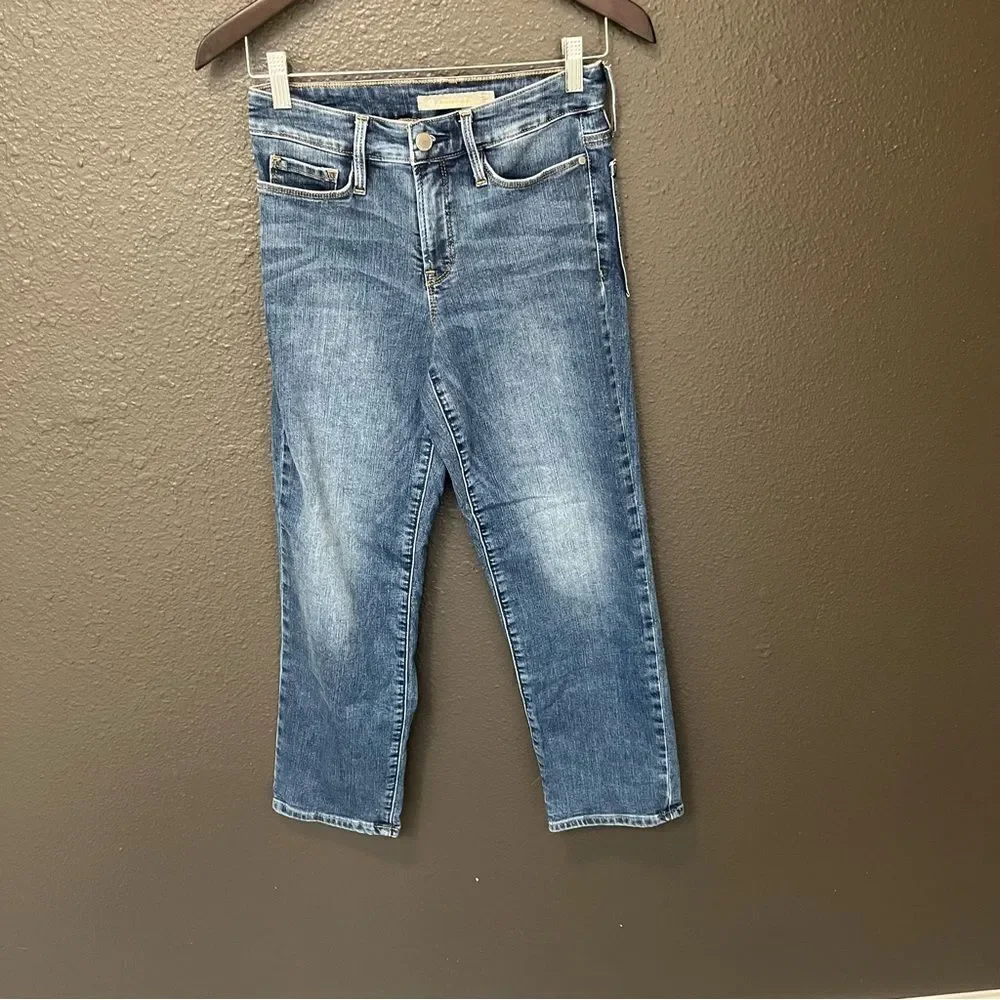 Athleta sculptek slim straight jean lapis wash